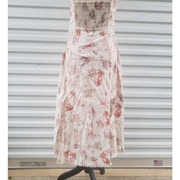 Somedays Lovin Golden Sky Midi Dress Floral Pattern Sz S - Picture 2 of 4